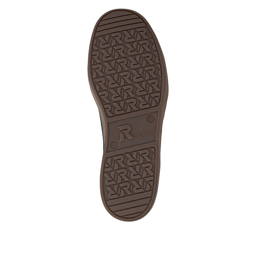 Blue Elasticated Shoes for Women | Rieker W3700-14