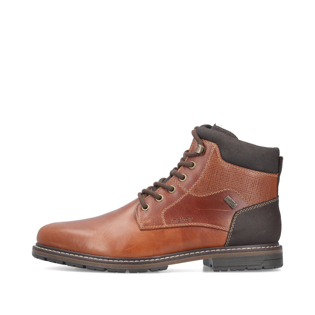 Brown Zip Boots for Men | Rieker 13740-24