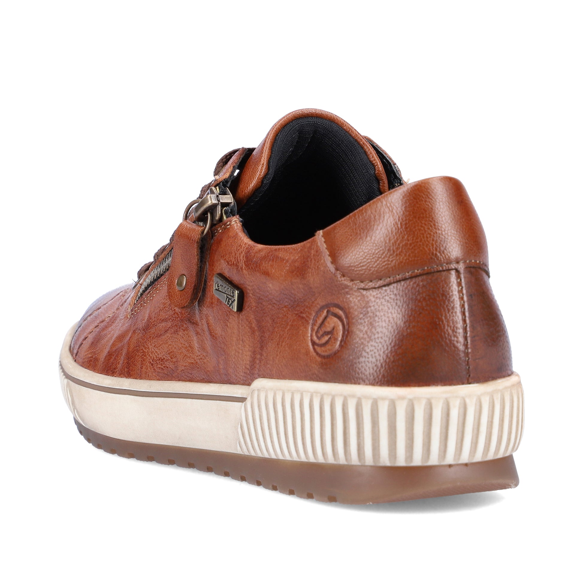 Brown Zip Shoes for Women | Remonte D0700-22