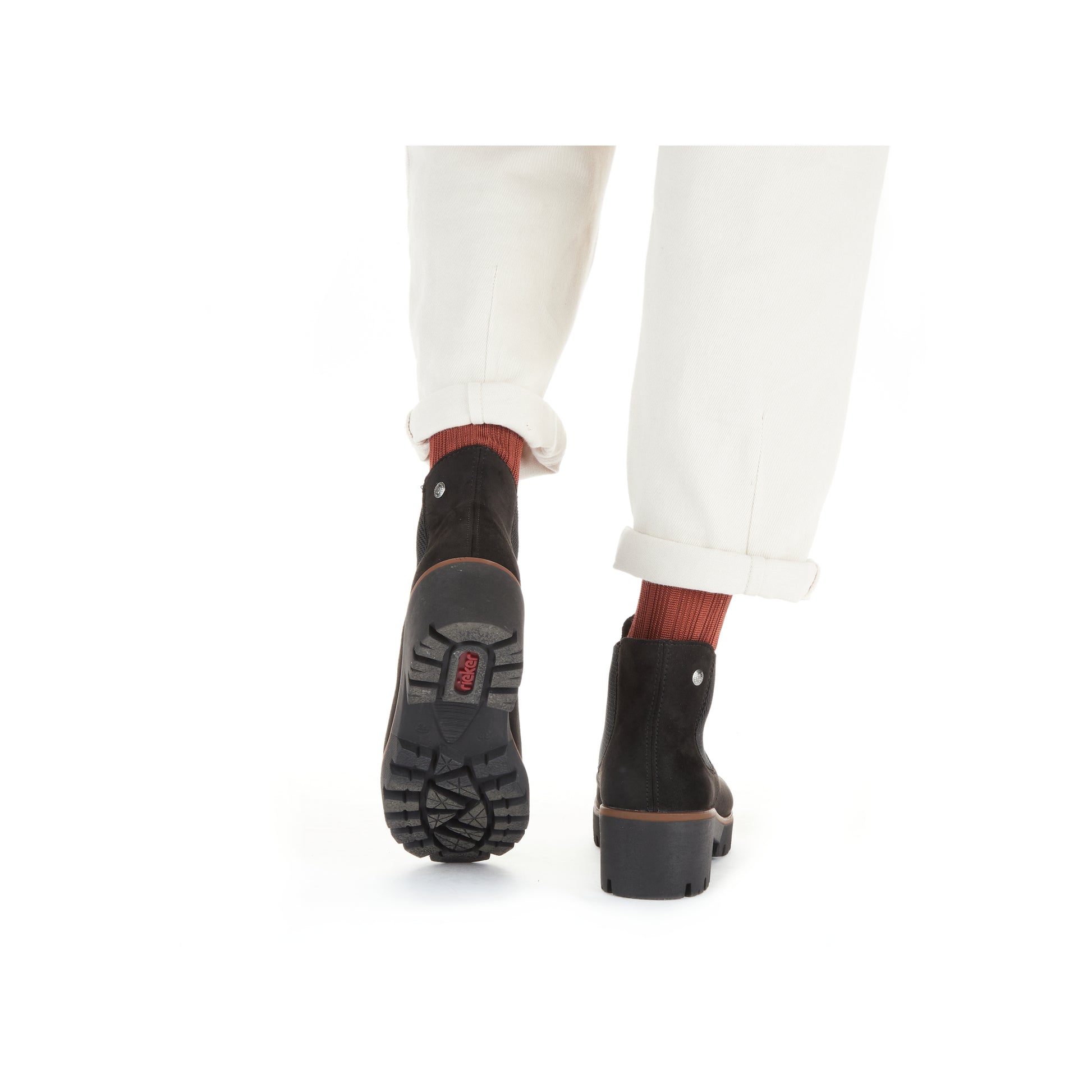 Black Elasticated Boots for Women | Rieker 79265-00