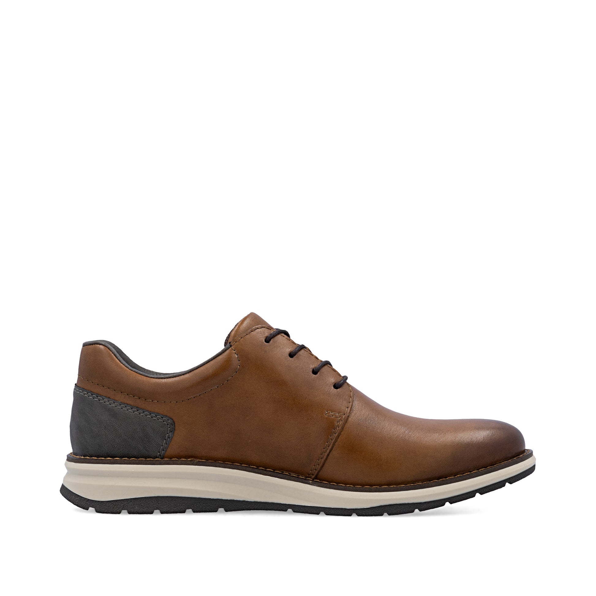 Brown Zip Shoes for Men | Rieker 14706-24