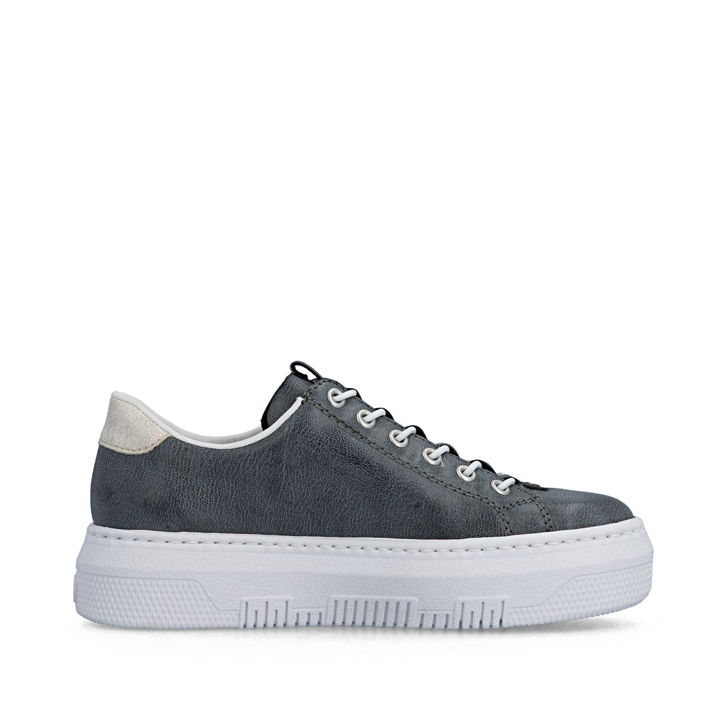 Blue Zip Shoes for Women | Rieker M1953-14