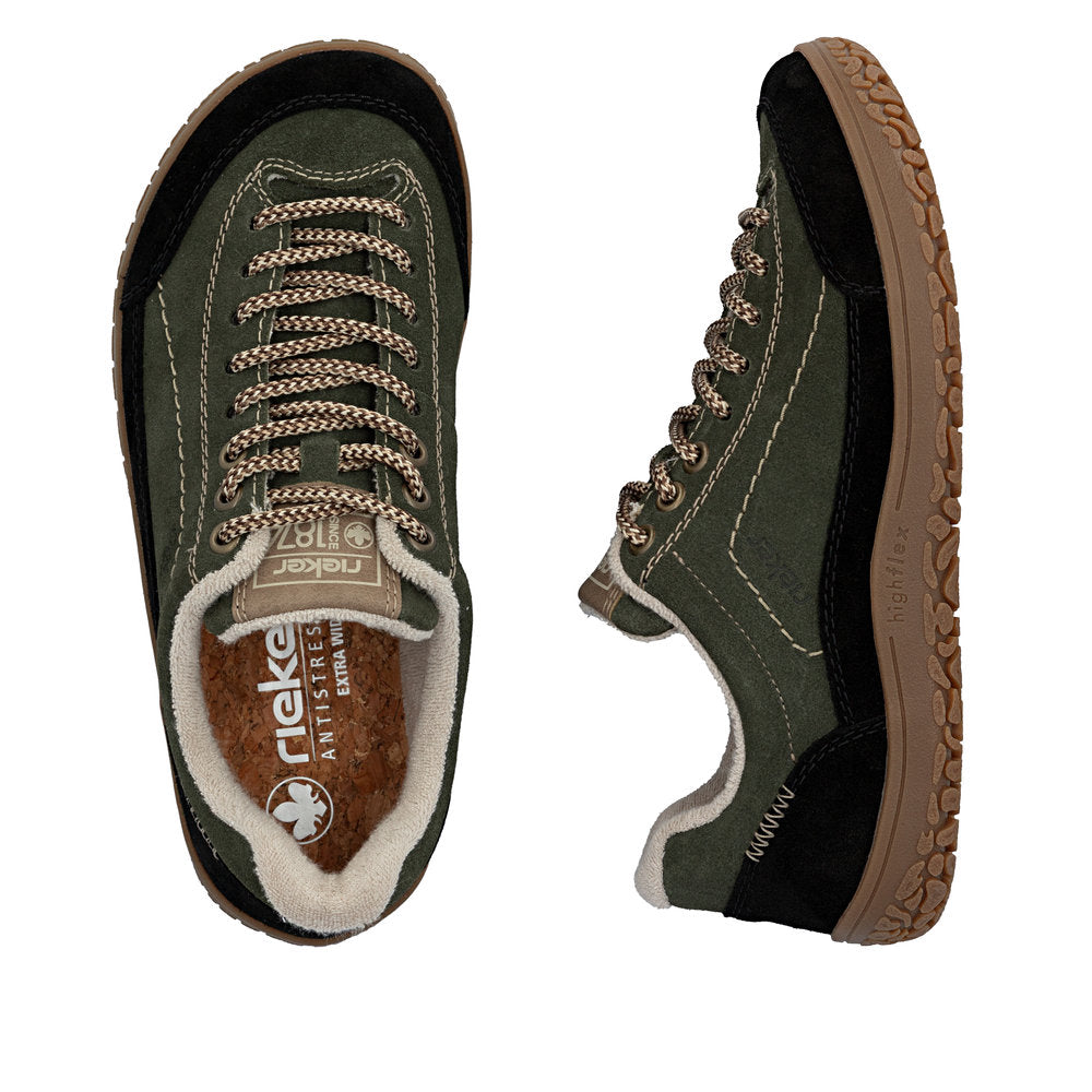 Rieker Women's Green Shoe | 52303-54