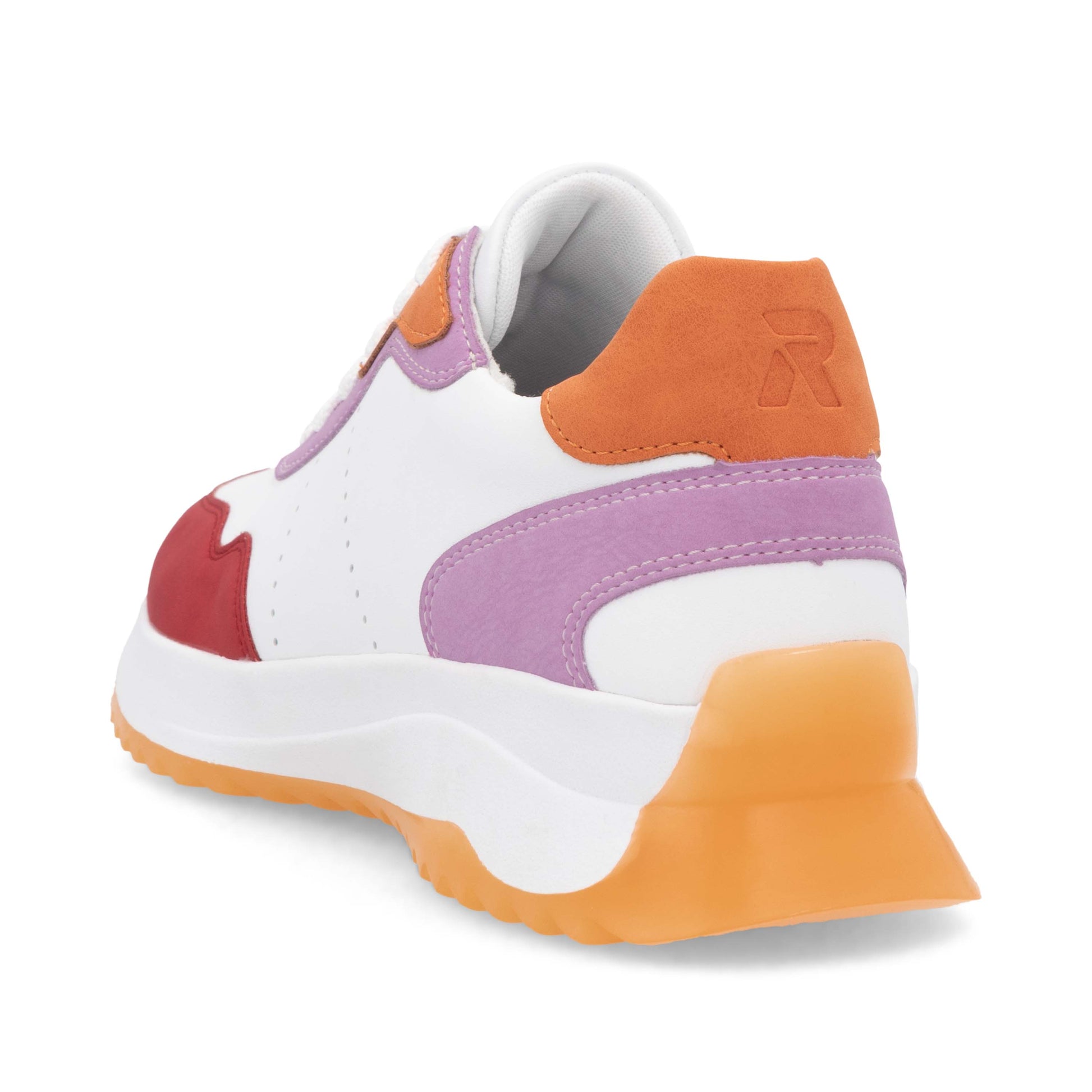 White Elasticated Shoes for Women | Rieker W1308-80