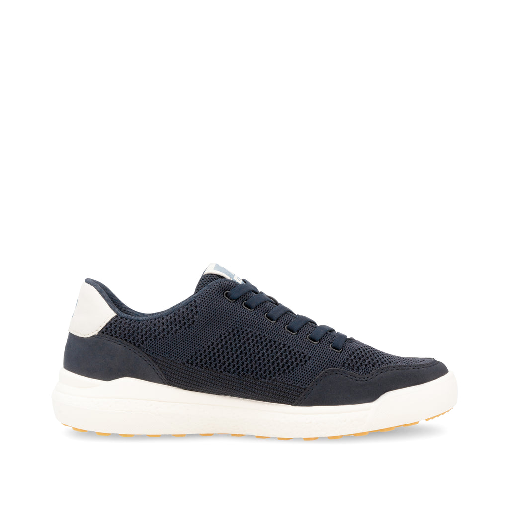 Blue Elasticated Shoes for Men | Rieker U1104-14