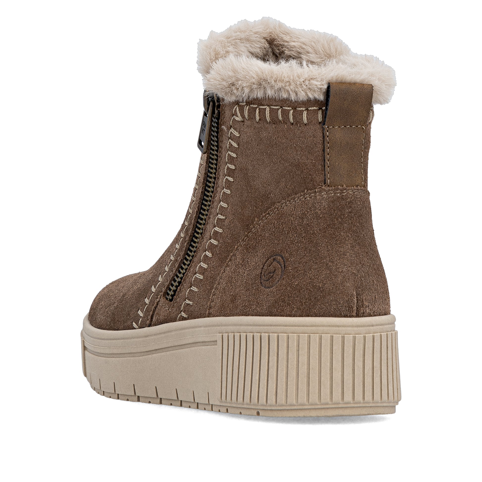 Brown Zip Boots for Women | Remonte D3B70-20