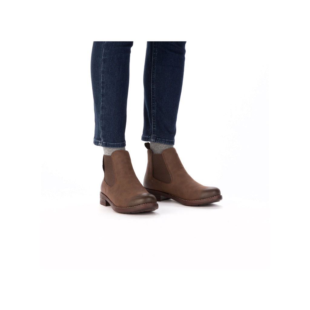 Brown Elasticated Boots for Women | Rieker 79450-24