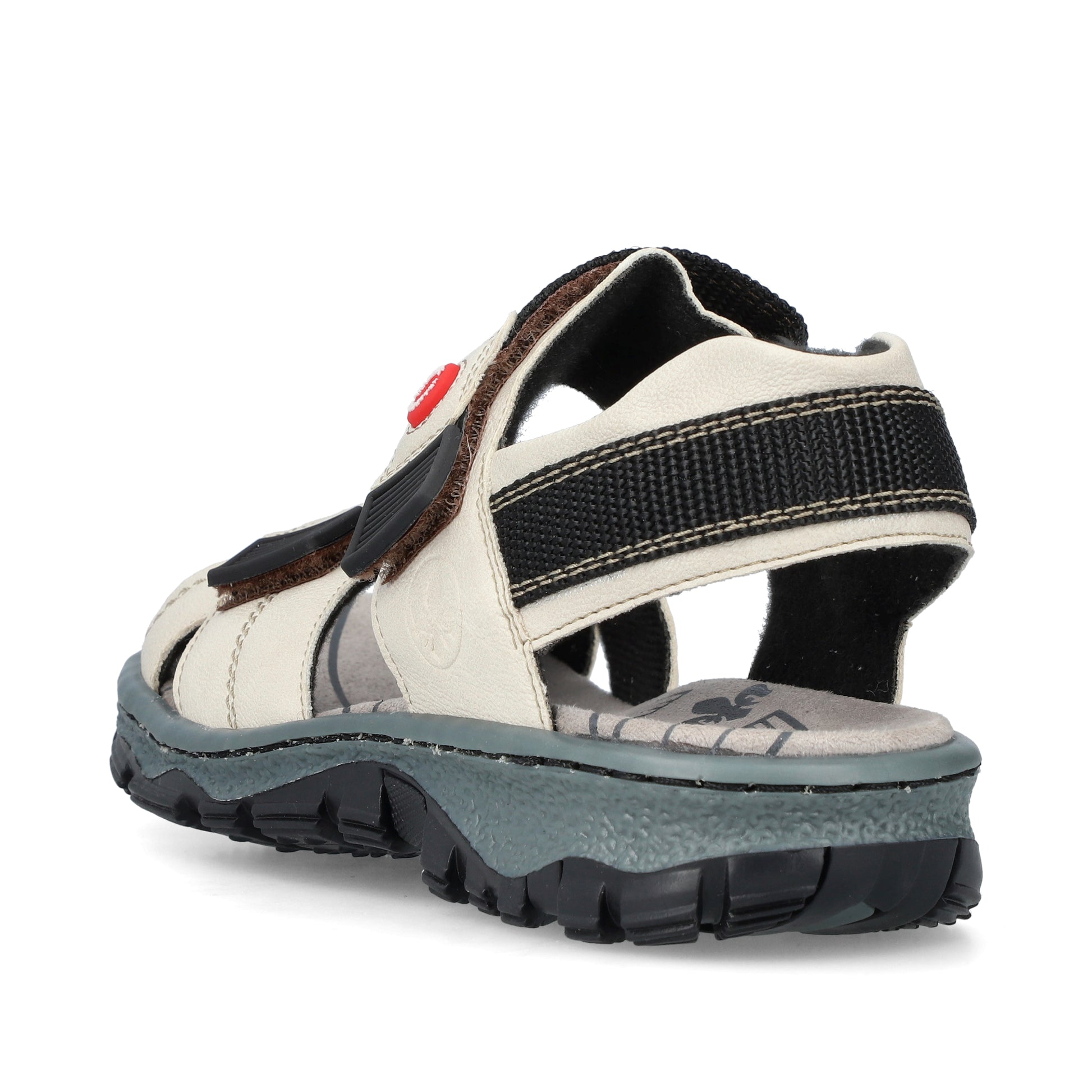 White Hook & Loop Sandals for Women | Rieker 68851-80