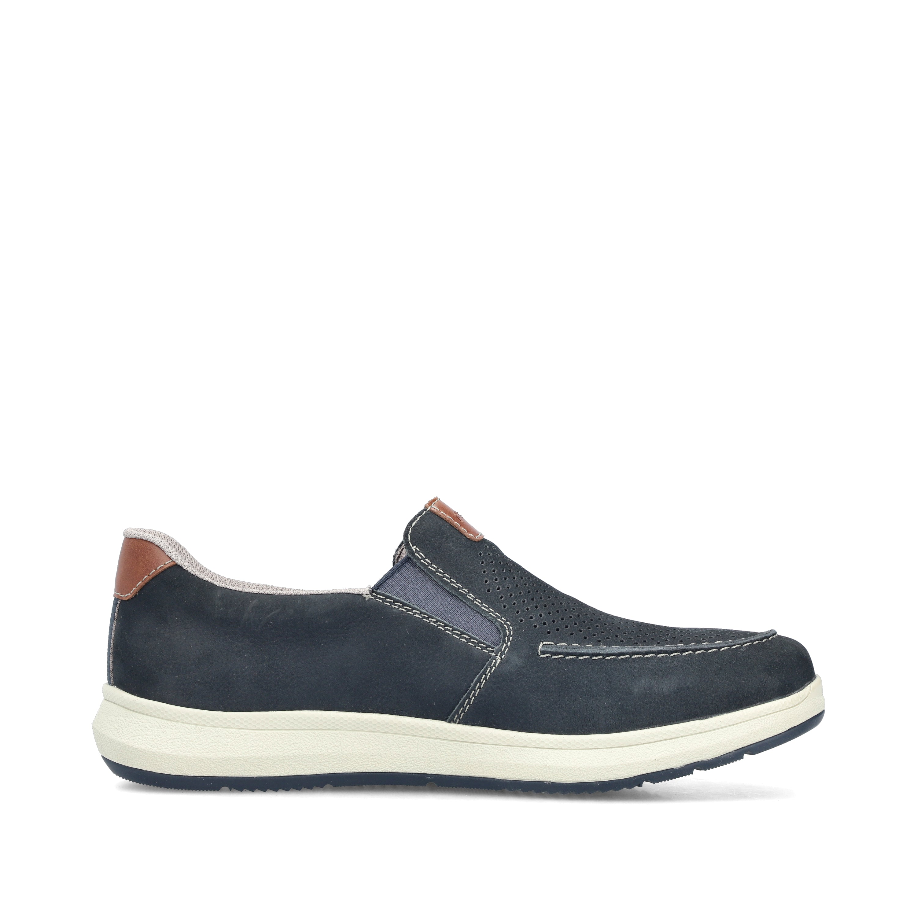 Rieker Men's Comfort Slip-on Shoe - Blue | 16968-14