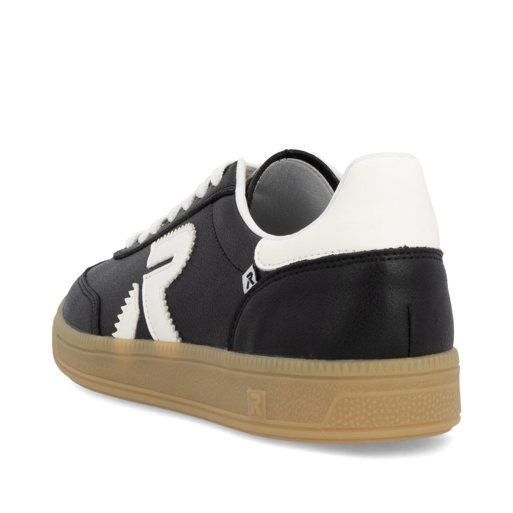 Black Elasticated Shoes for Men | Rieker U2200-00