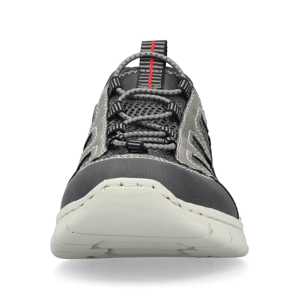 Grey Elasticated Shoes for Men | Rieker B7762-45