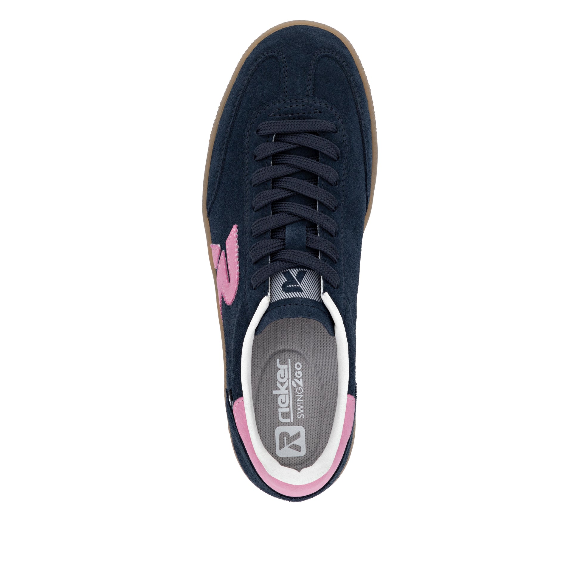 Blue Elasticated Shoes for Women | Rieker W2200-15