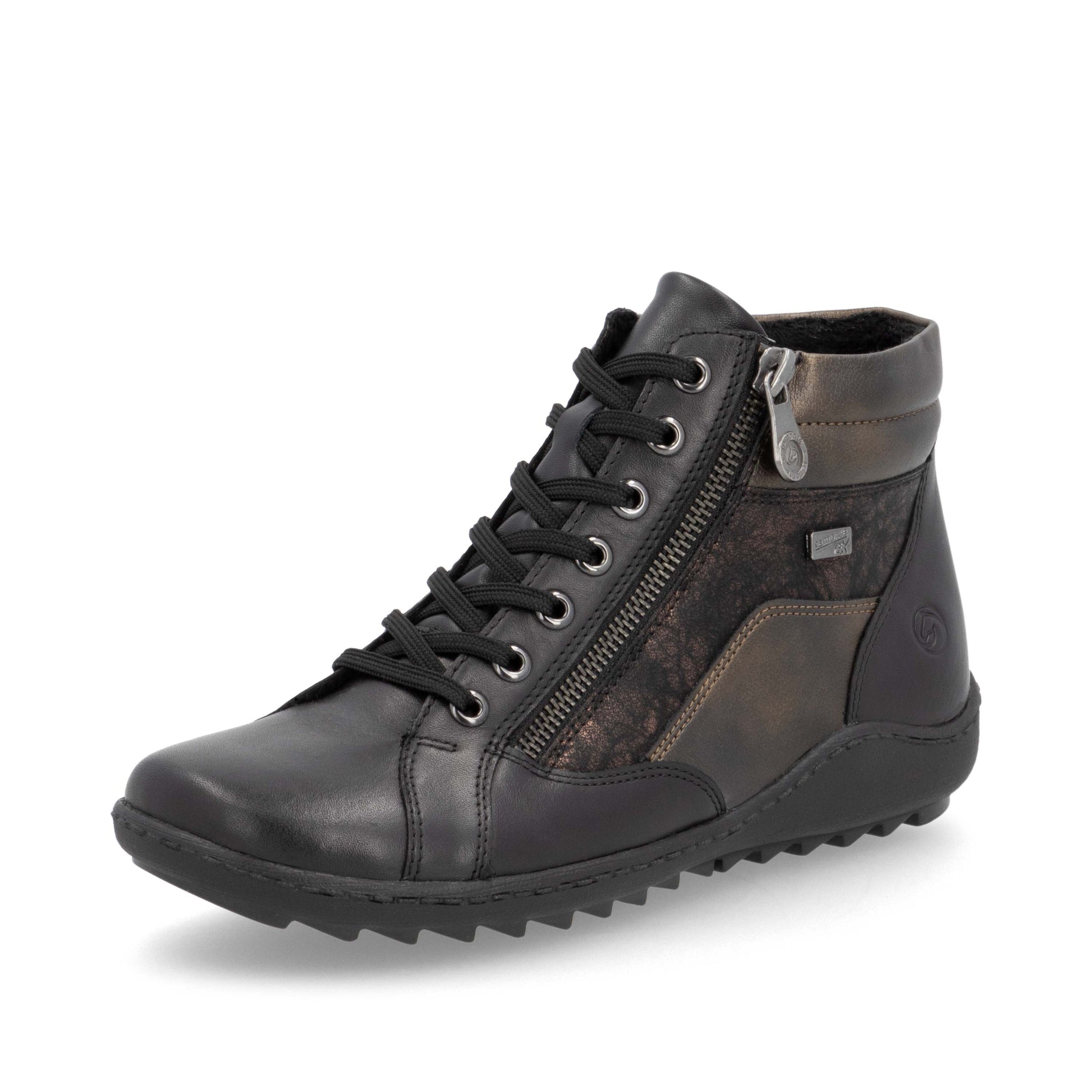Black Zip Boots for Women | Remonte R1458-03