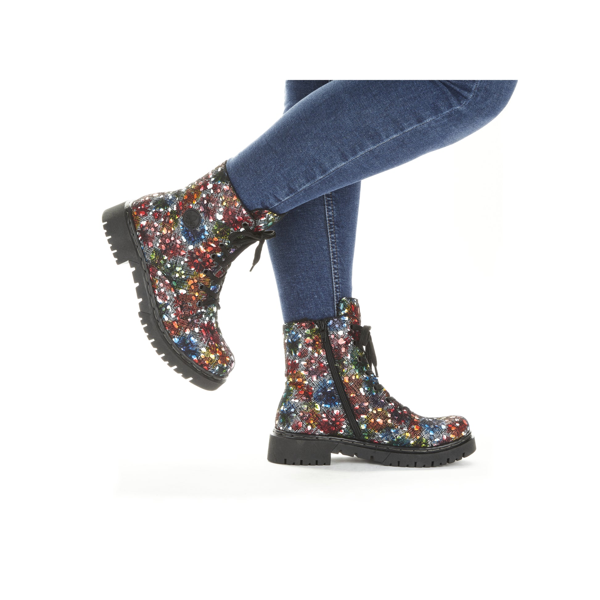Multi Zip Boots for Women | Rieker Y2440-90