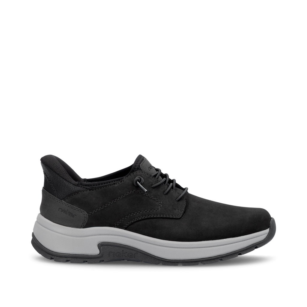 Black Elasticated Shoes for Men | Rieker 11050-00