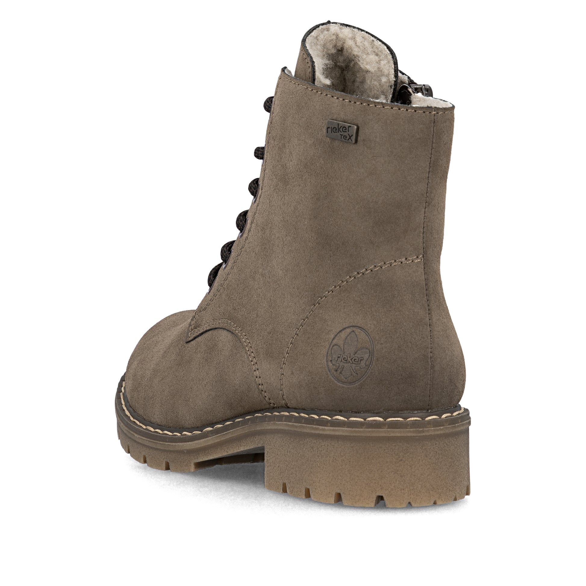 Brown Zip Boots for Women | Rieker Y9103-24