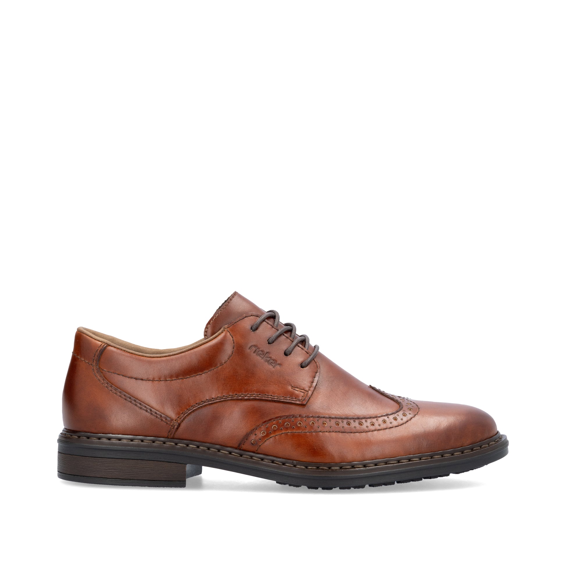 Brown Elasticated Shoes for Men | Rieker 17620-24