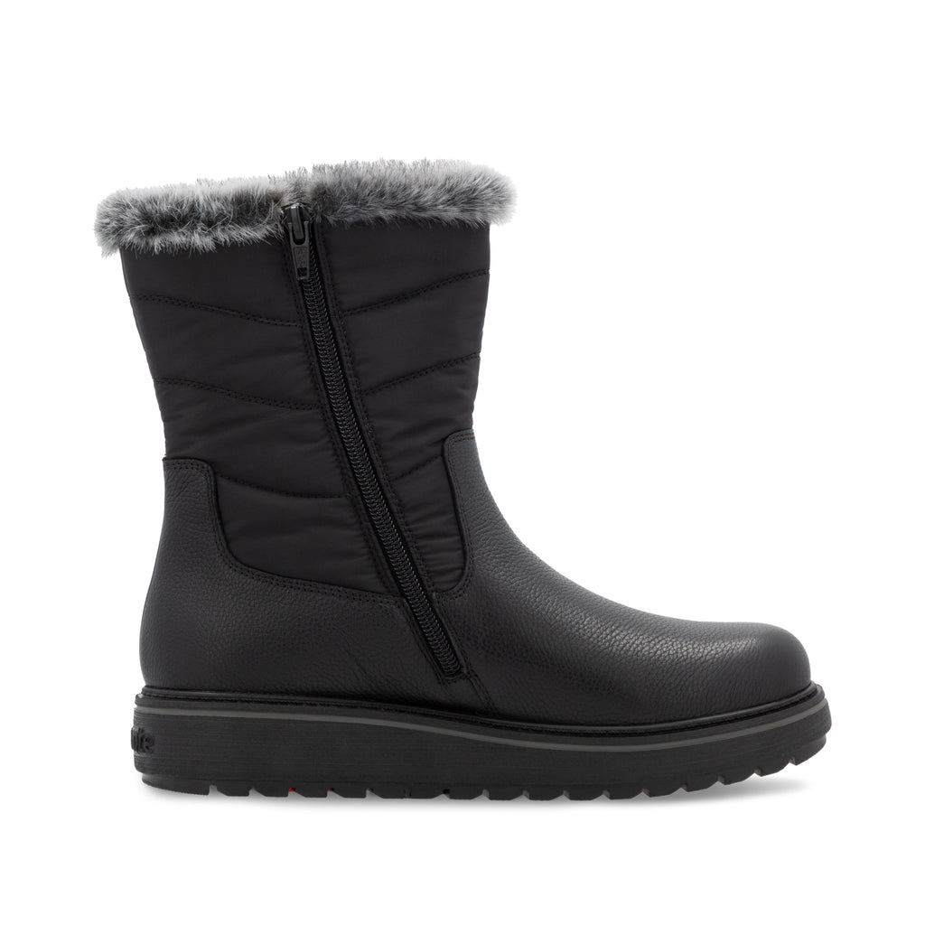 Black Zip Boots for Women | Remonte D0U79-03