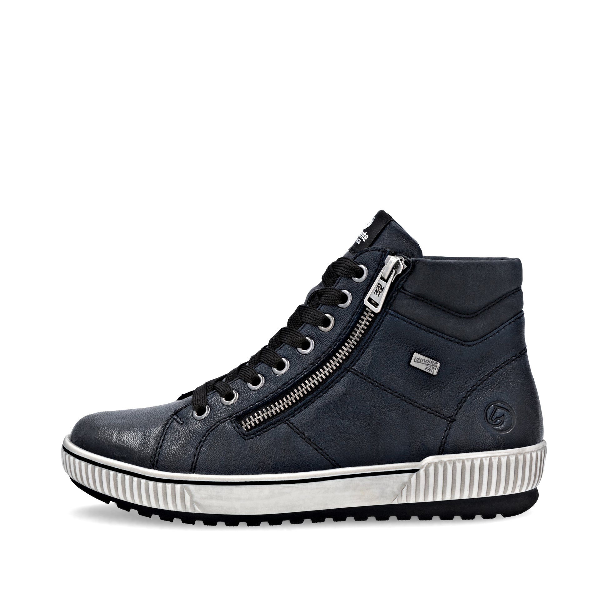 Blue Zip Boots for Women | Remonte D0772-15