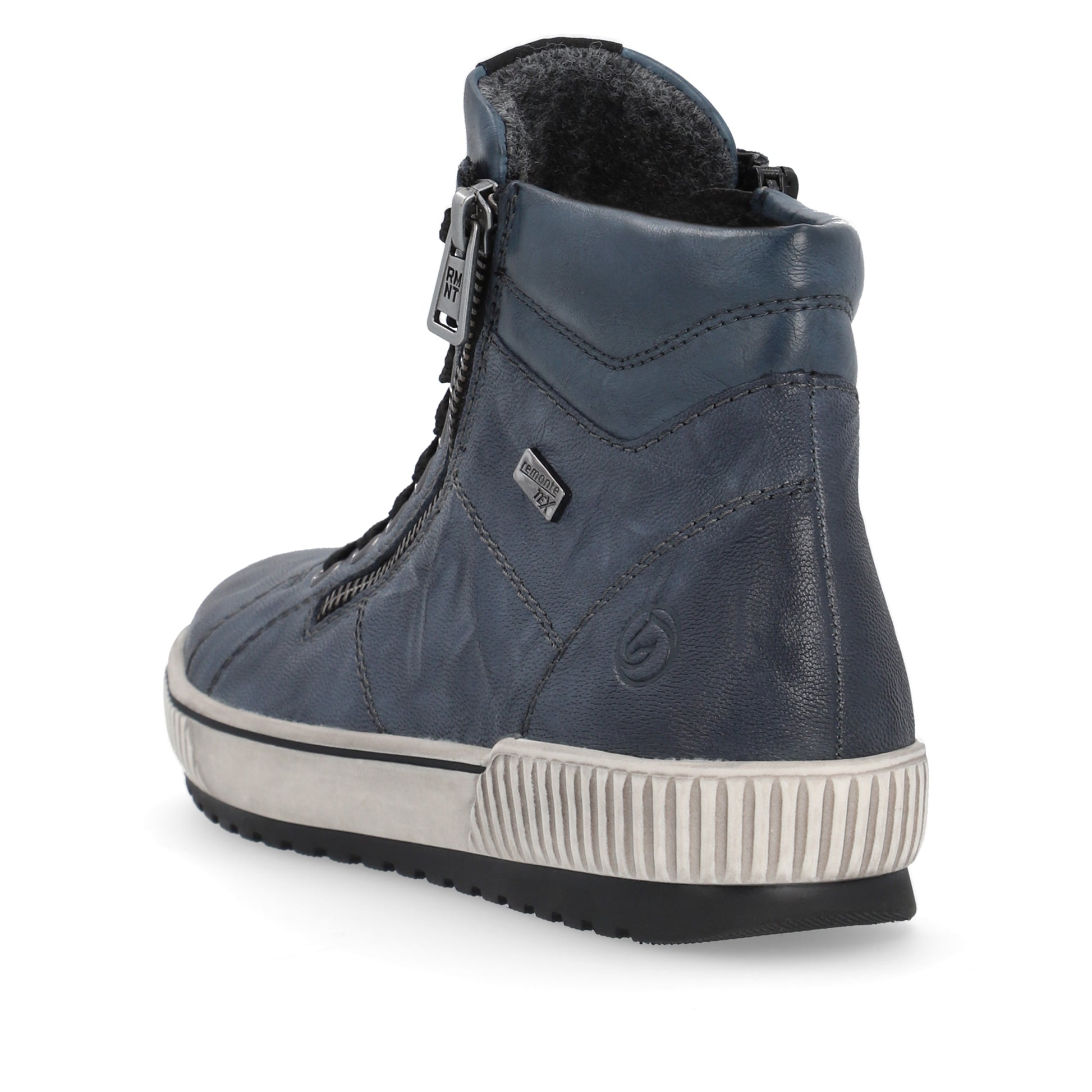 Blue Zip Boots for Women | Remonte D0772-14