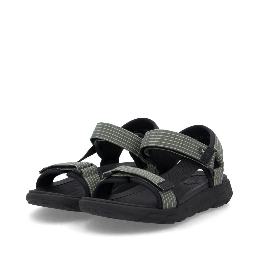 Green Hook & Loop Sandals for Men | Rieker 20805-54