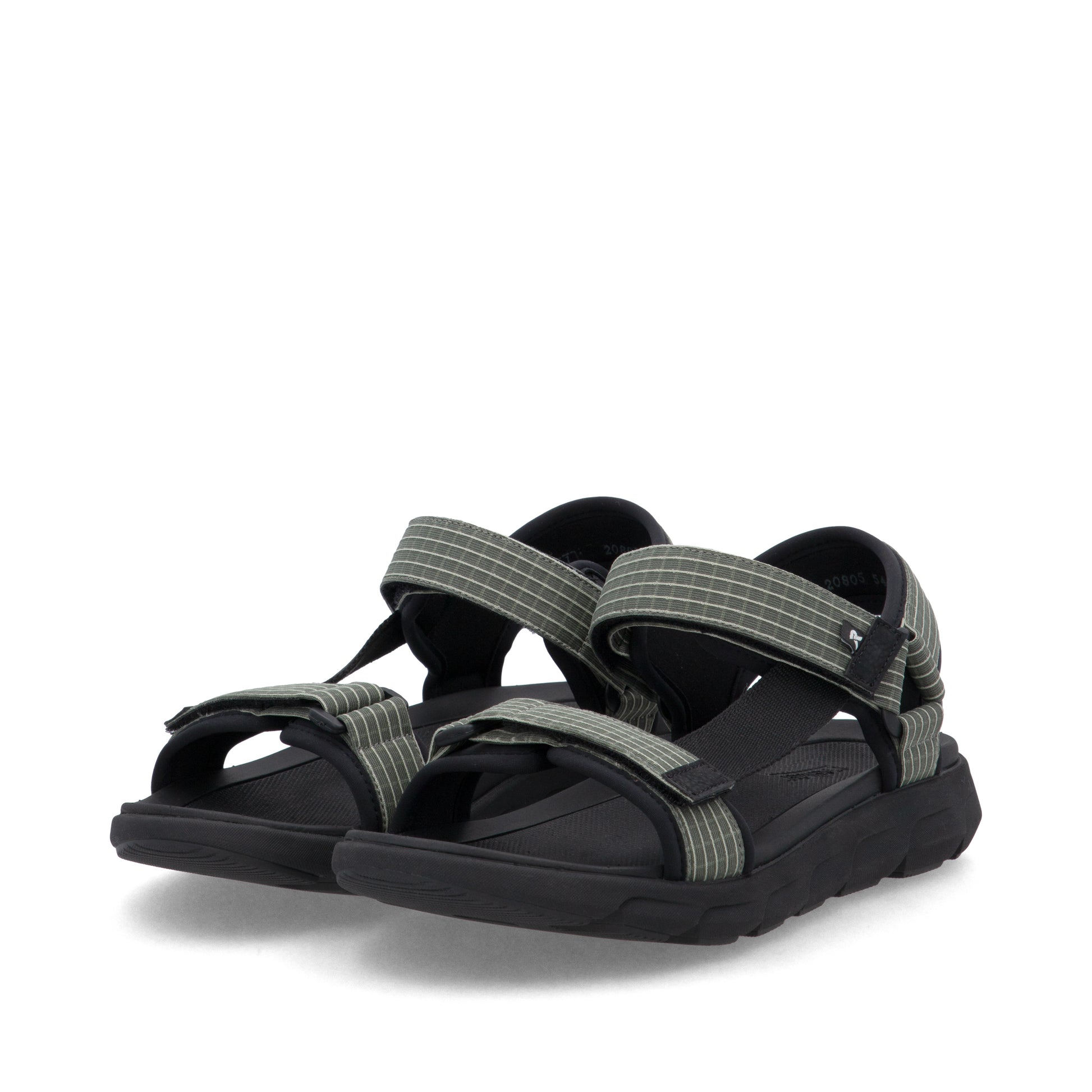 Green Hook & Loop Sandals for Men | Rieker 20805-54