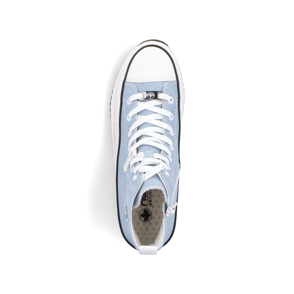 Blue Zip Boots for Women | Rieker 90010-10