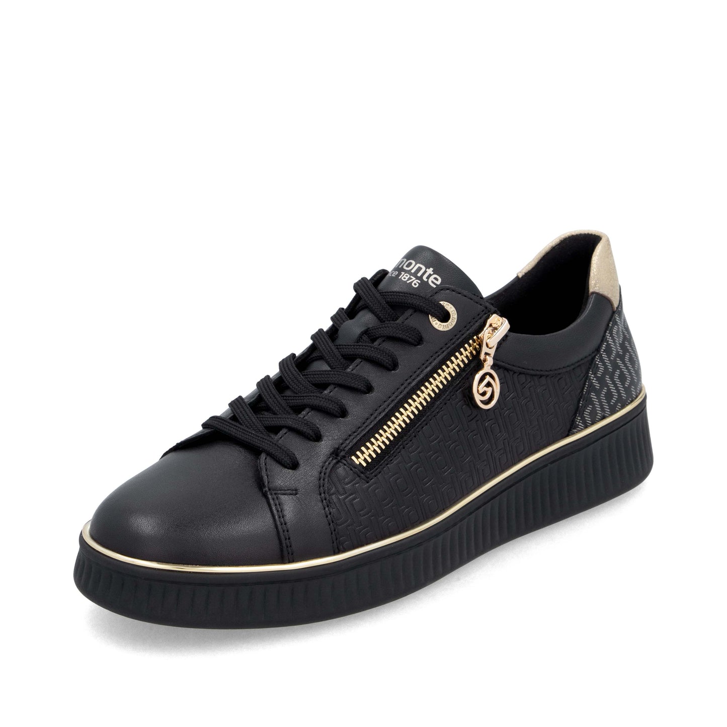remonte Women's Trainer - Black | D2E00-03