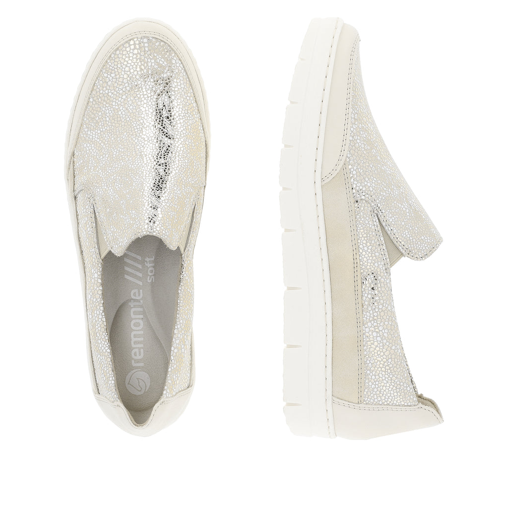 Metallic Elasticated Shoes for Women | Remonte D5829-90