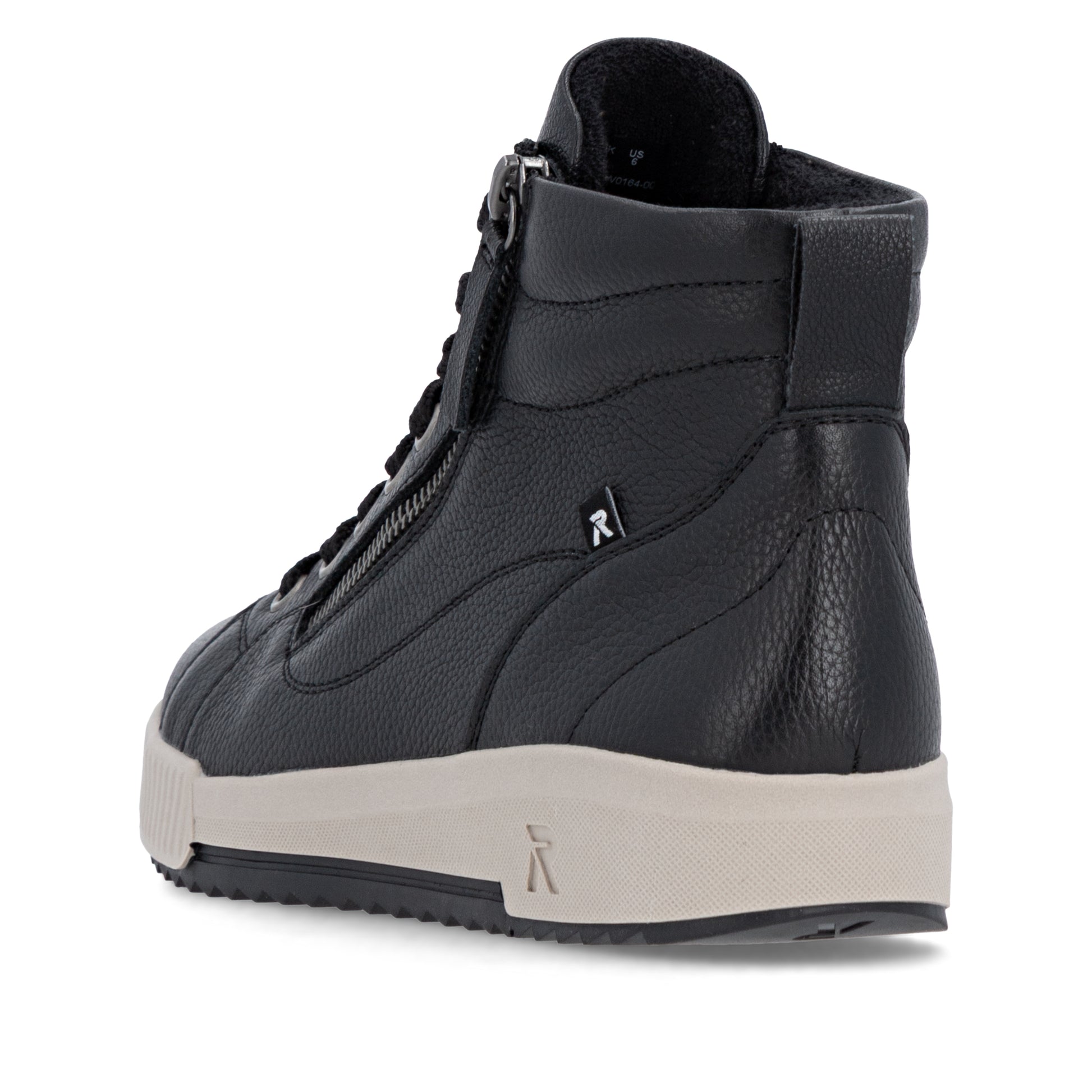 Black Zip Boots for Women | Rieker Sport W0164-00