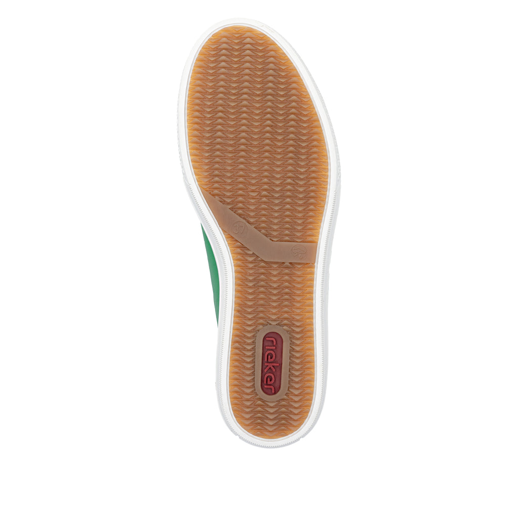 Green Zip Shoes for Women | Rieker L59L1-52