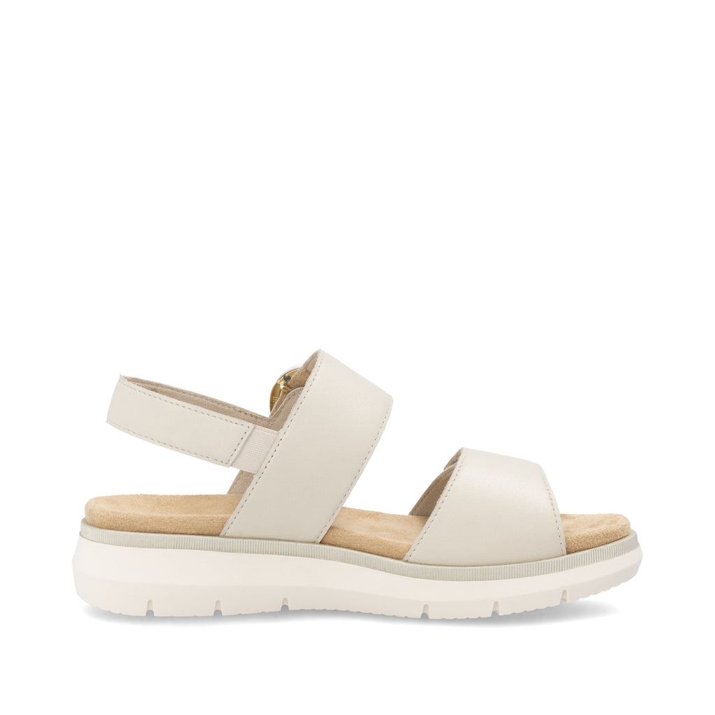 Beige Hook & Loop Sandals for Women | Remonte D2K50-80