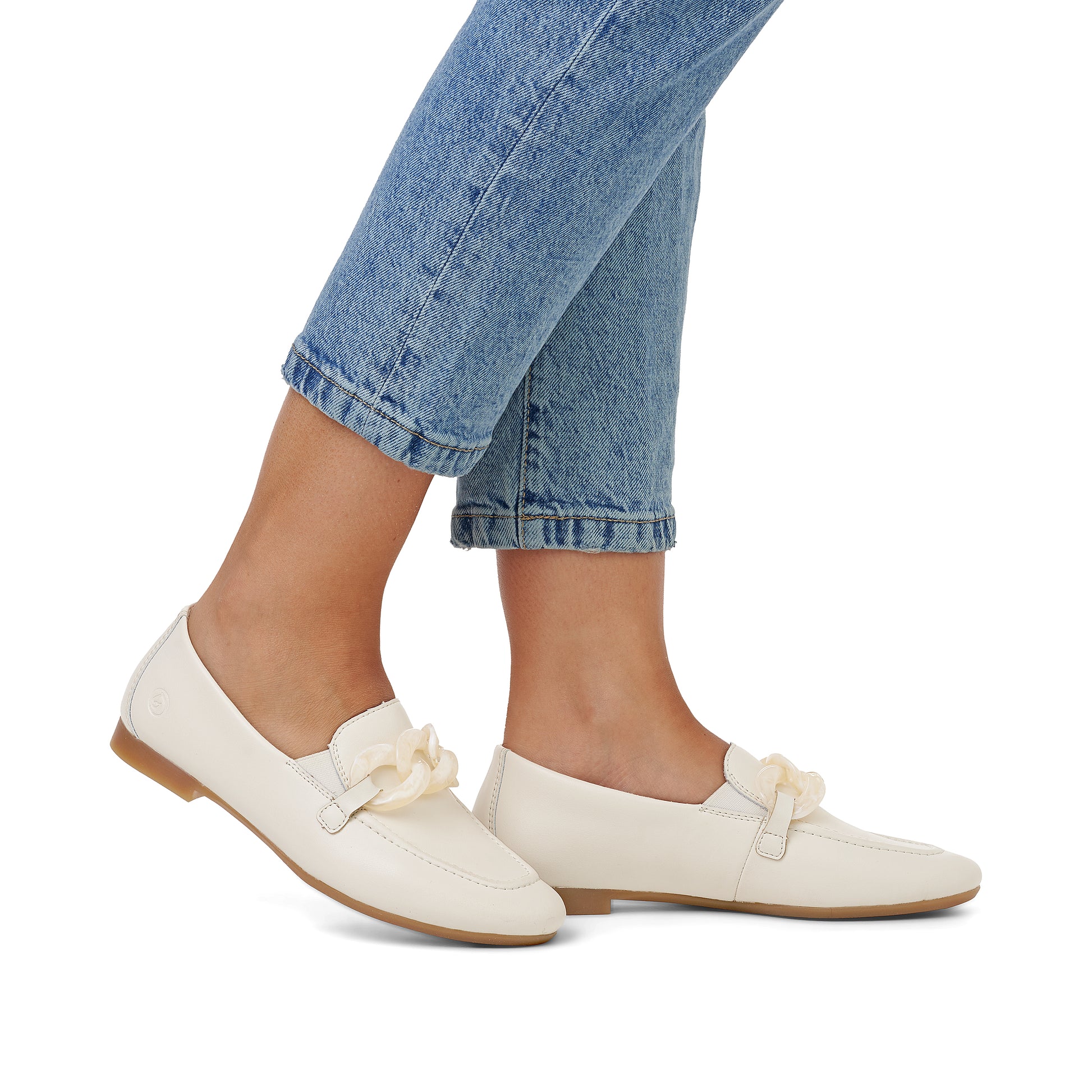 White Elasticated Shoes for Women | Remonte D0K00-80