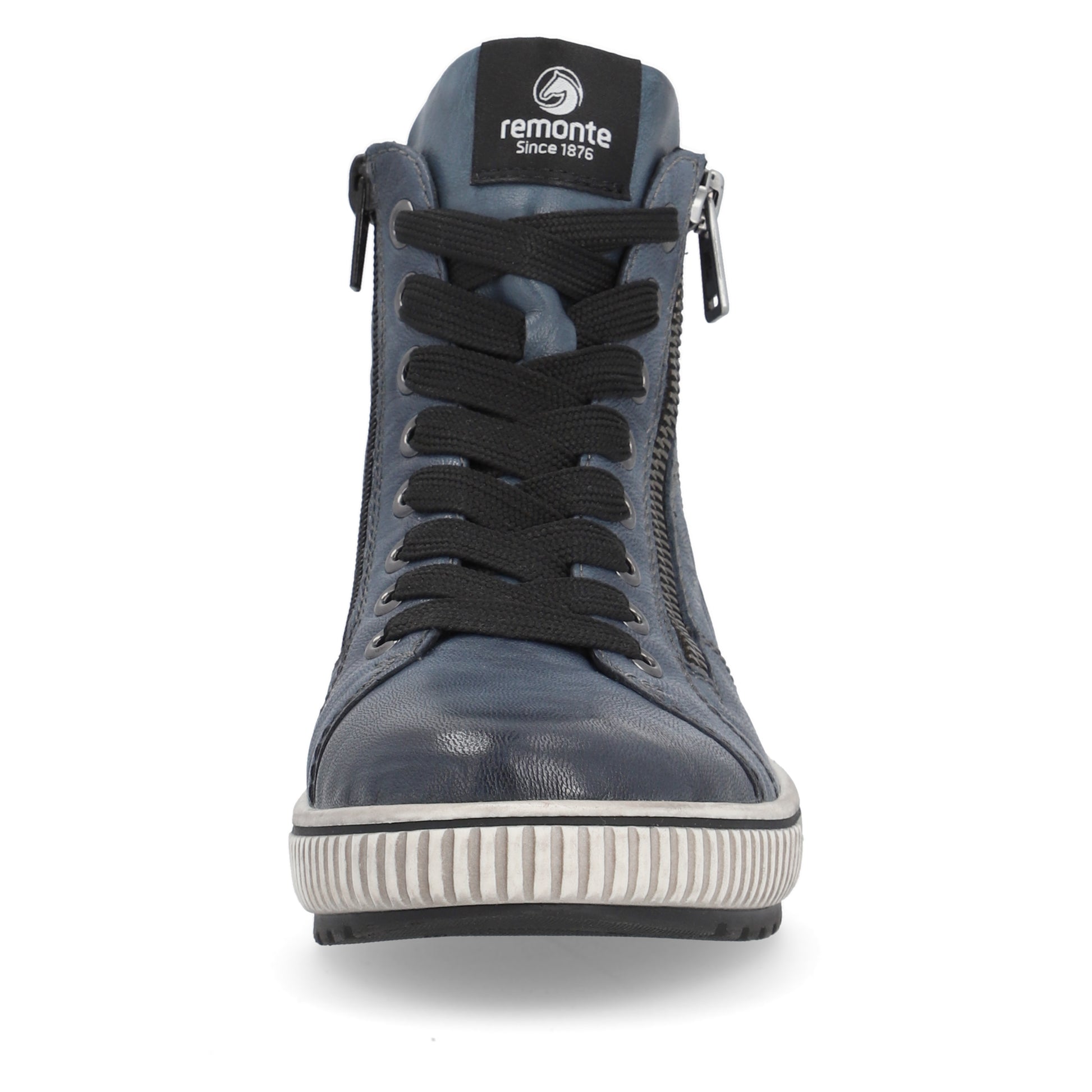 Blue Zip Boots for Women | Remonte D0772-14