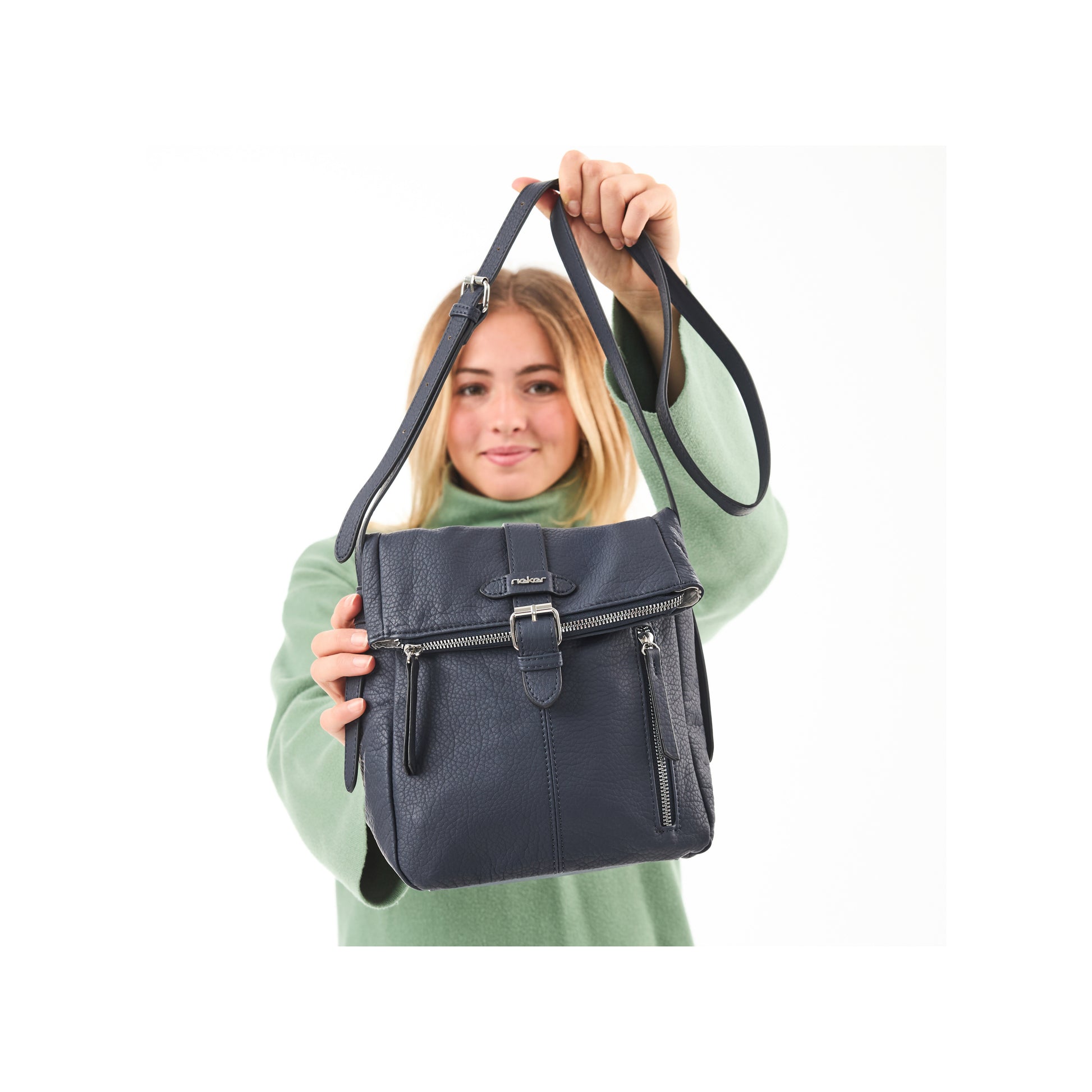 Blue Zip Bags for Women | Rieker H1103-12