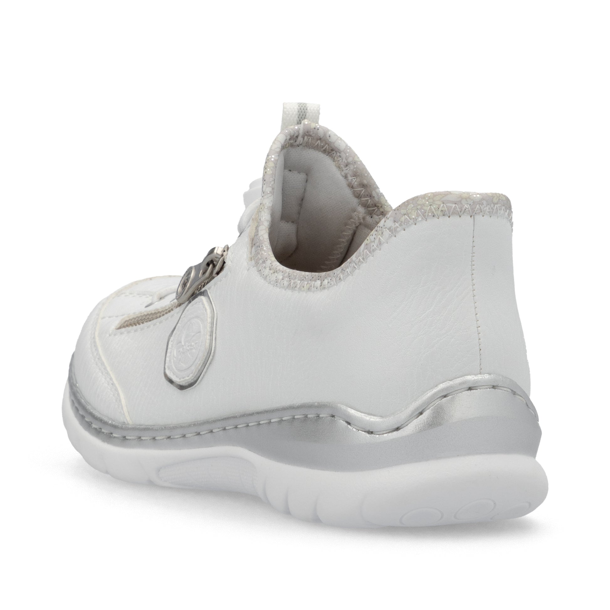 White Elasticated Shoes for Women | Rieker L32F1-80