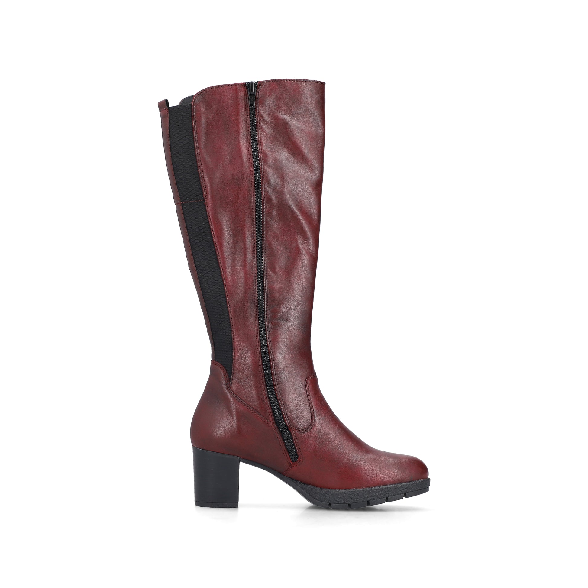 Red Zip Boots for Women | Rieker 77684-35
