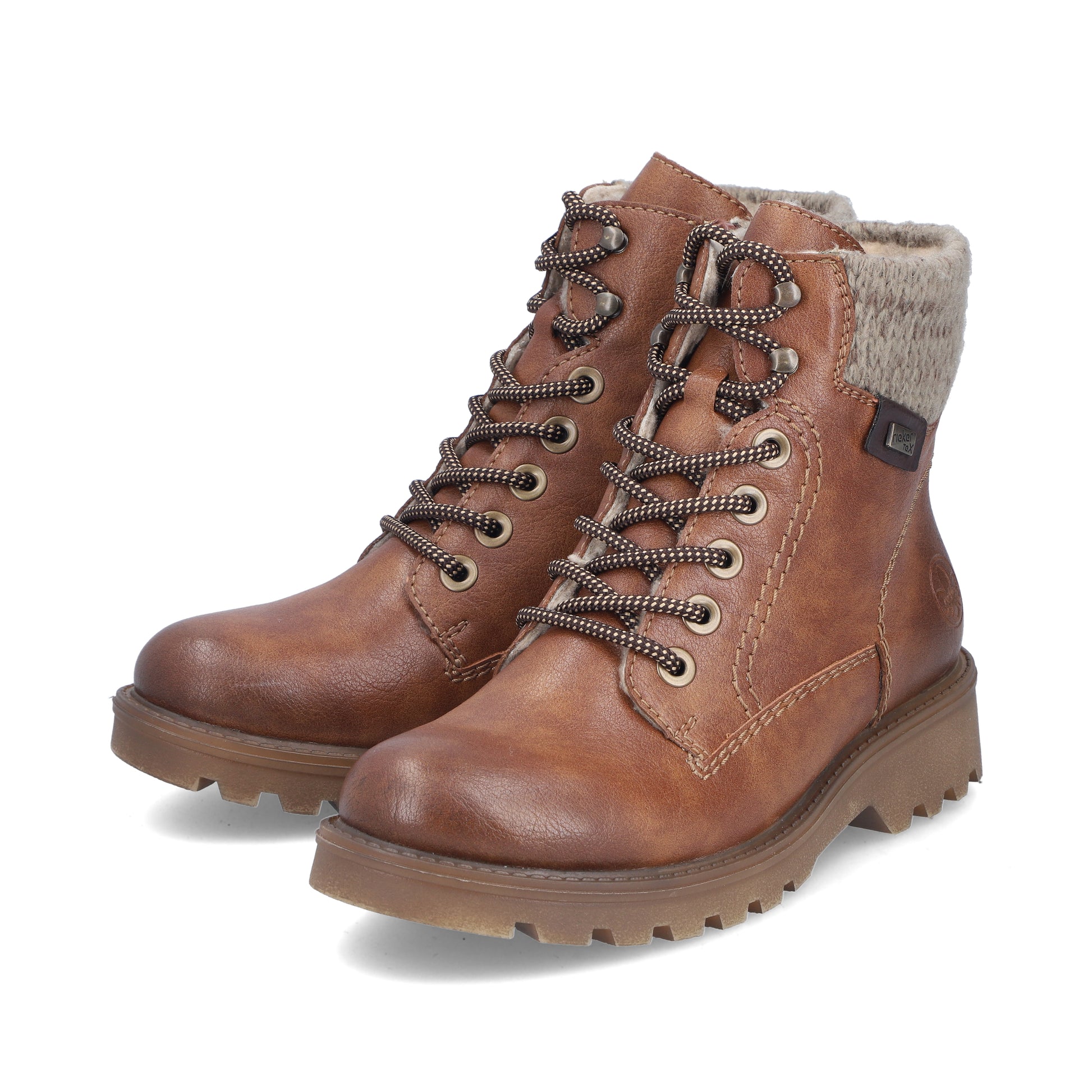 Brown Zip Boots for Women | Rieker 73220-24
