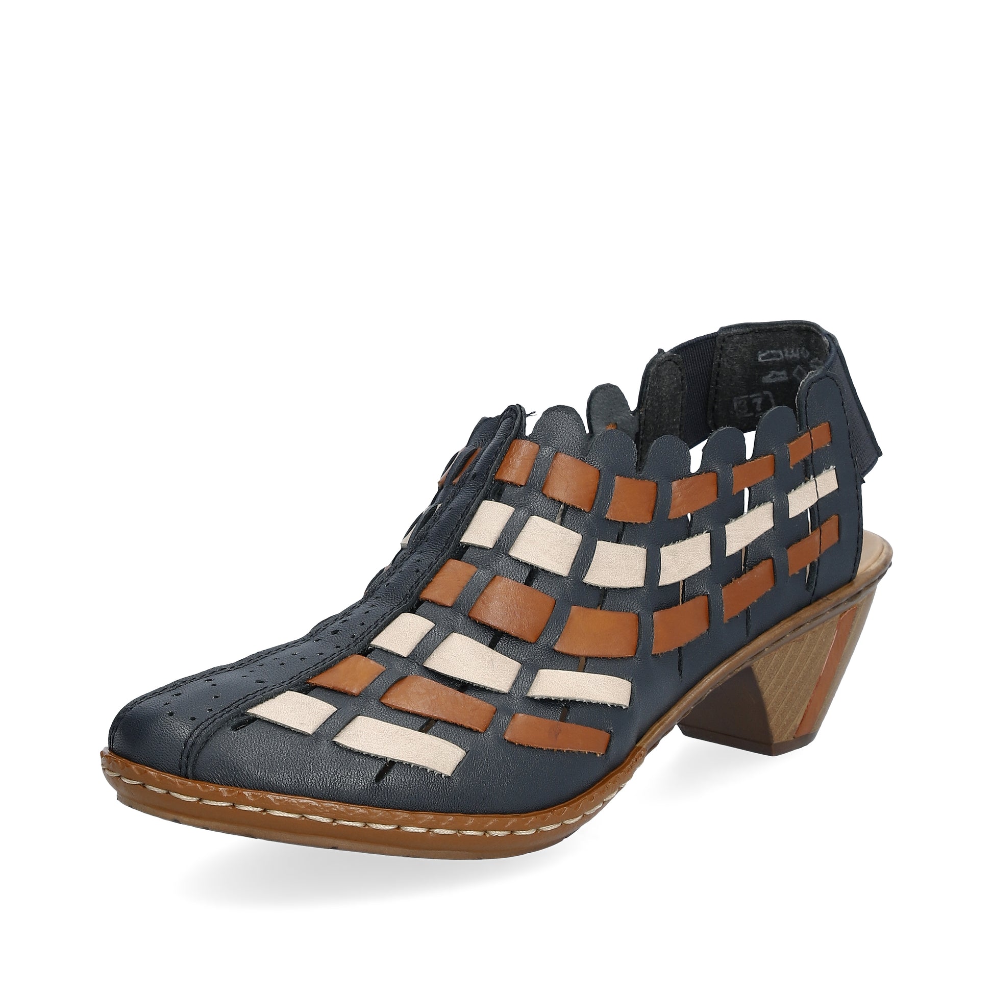Blue Elasticated Shoes for Women | Rieker 46778-14