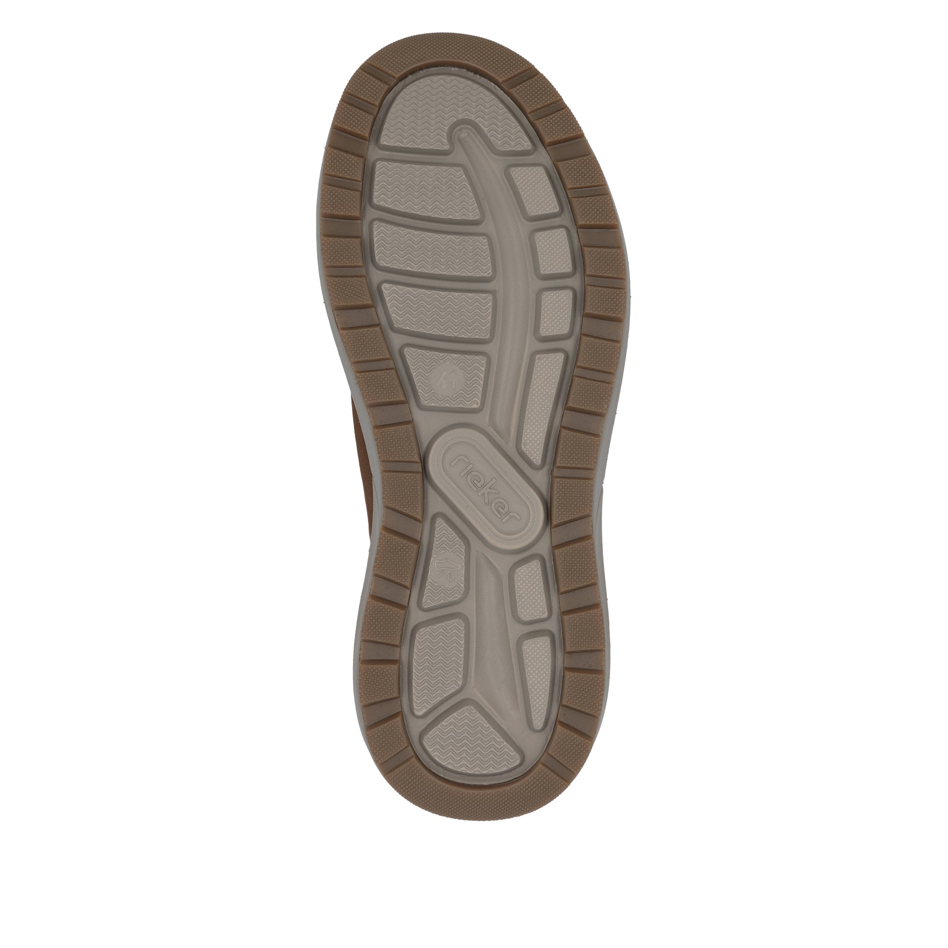 Brown Elasticated Shoes for Men | Rieker 06052-22