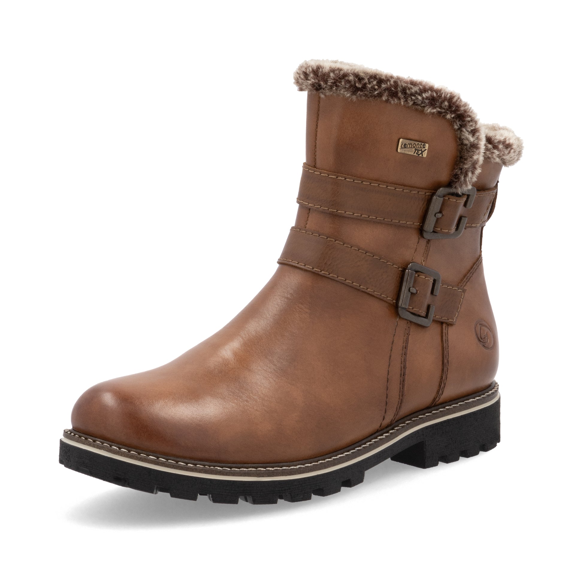 Brown Zip Boots for Women | Remonte D8484-24
