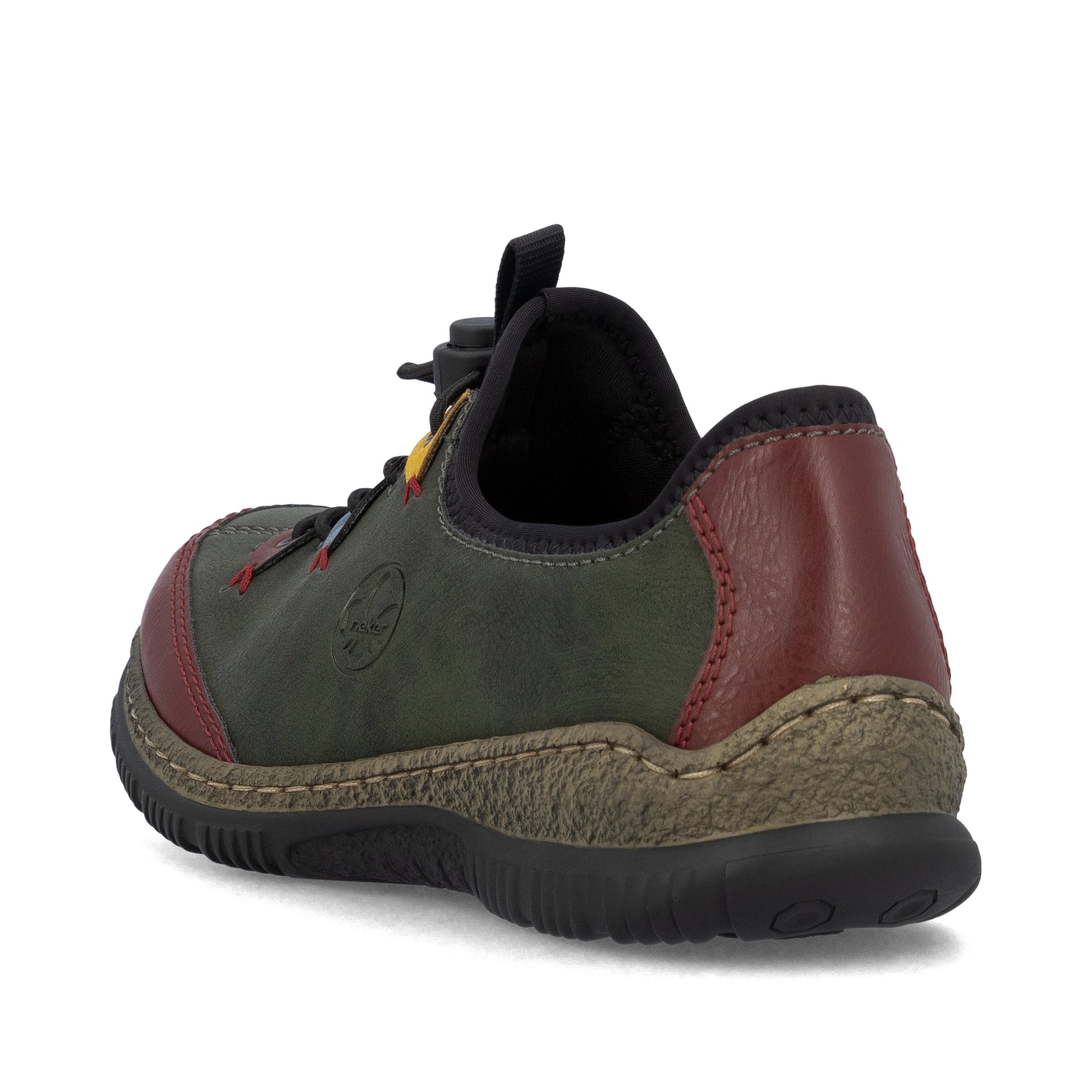 Green Elasticated Shoes for Women | Rieker N3271-54
