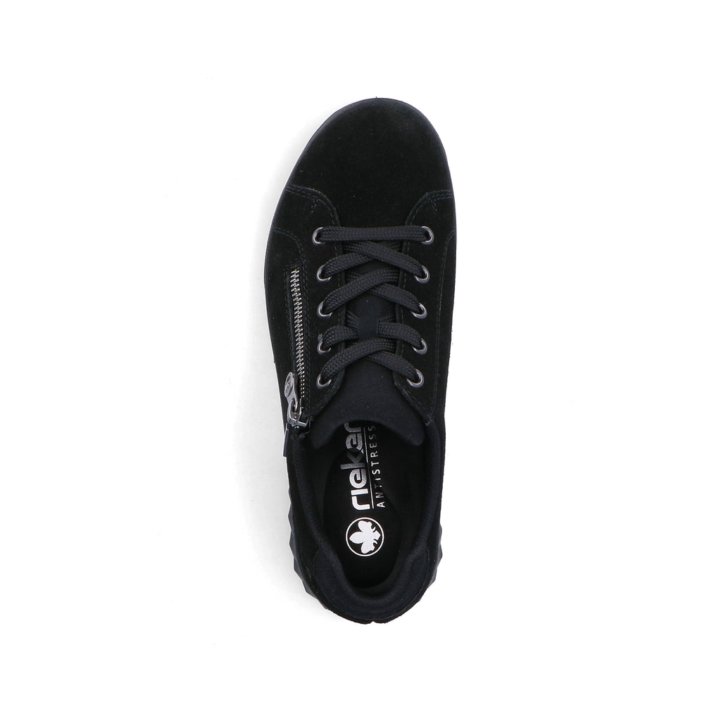 Black Zip Shoes for Women | Rieker 59000-00