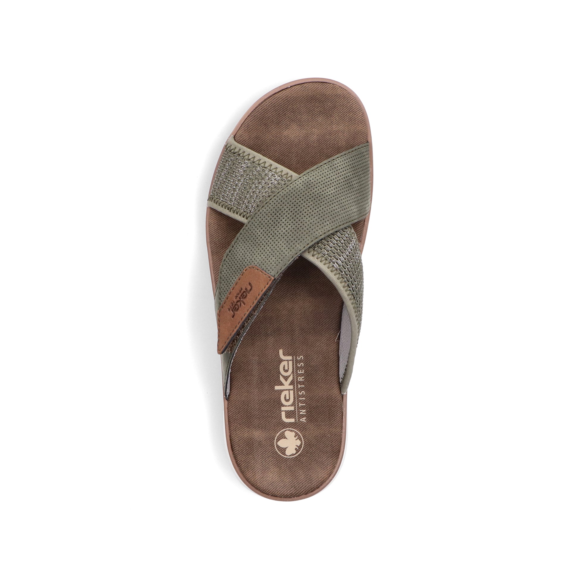 Green Hook & Loop Sandals for Men | Rieker 29083-52