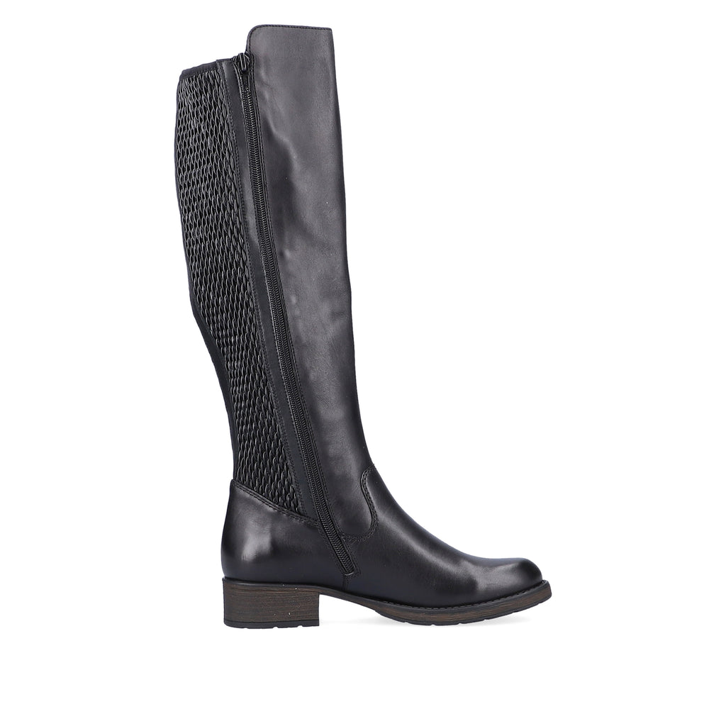 Black Zip Boots for Women | Rieker Z9591-00