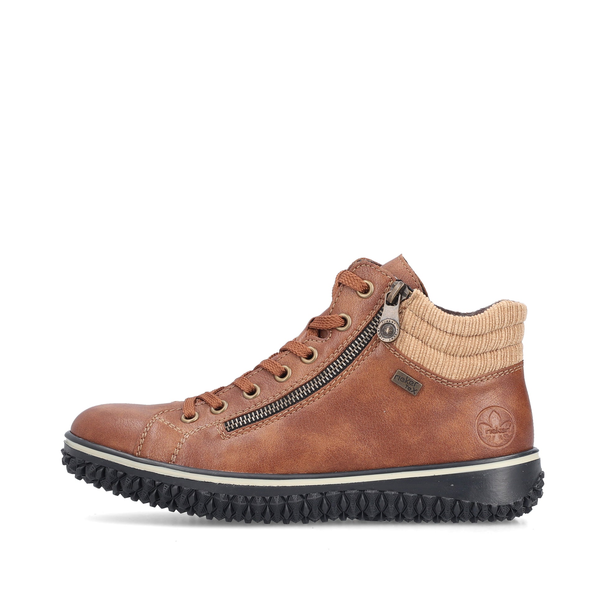 Brown Zip Boots for Women | Rieker Z4263-24
