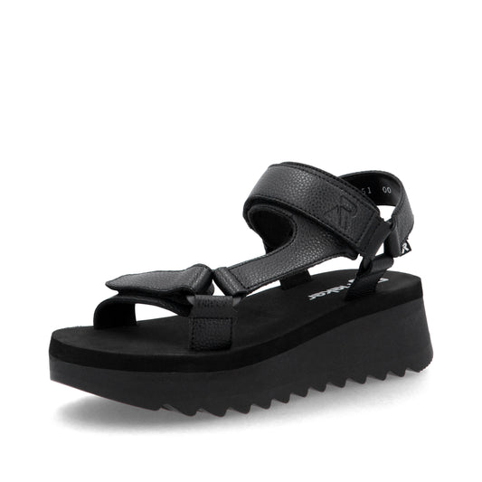 Rieker Sport Woman's Sandals - Black | W3051-00