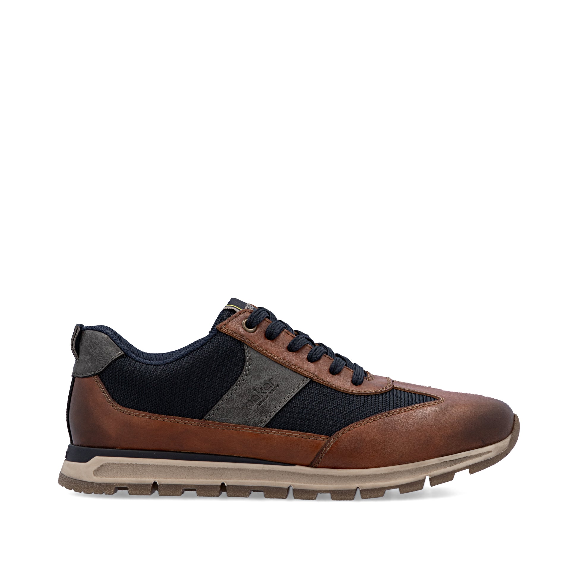 Brown Zip Shoes for Men | Rieker B0507-24