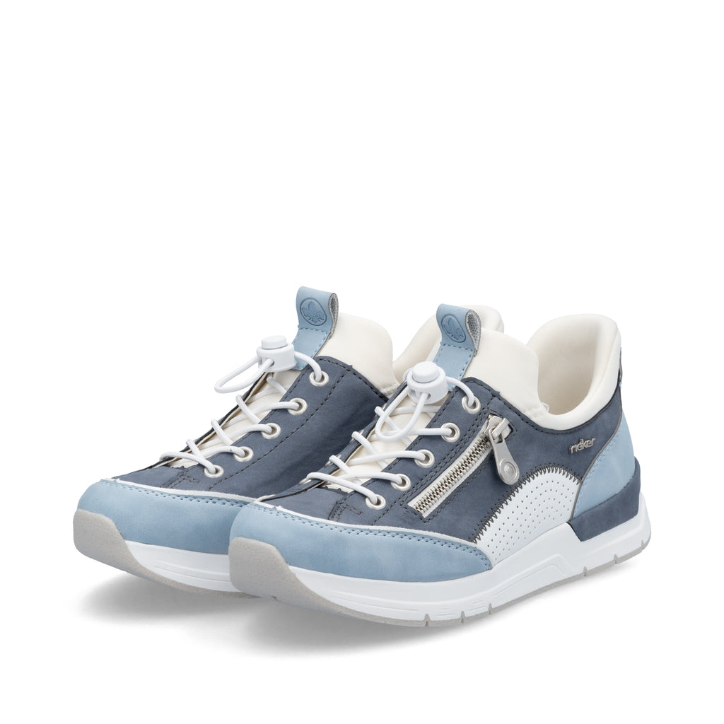Blue Elasticated Shoes for Women | Rieker 58962-10