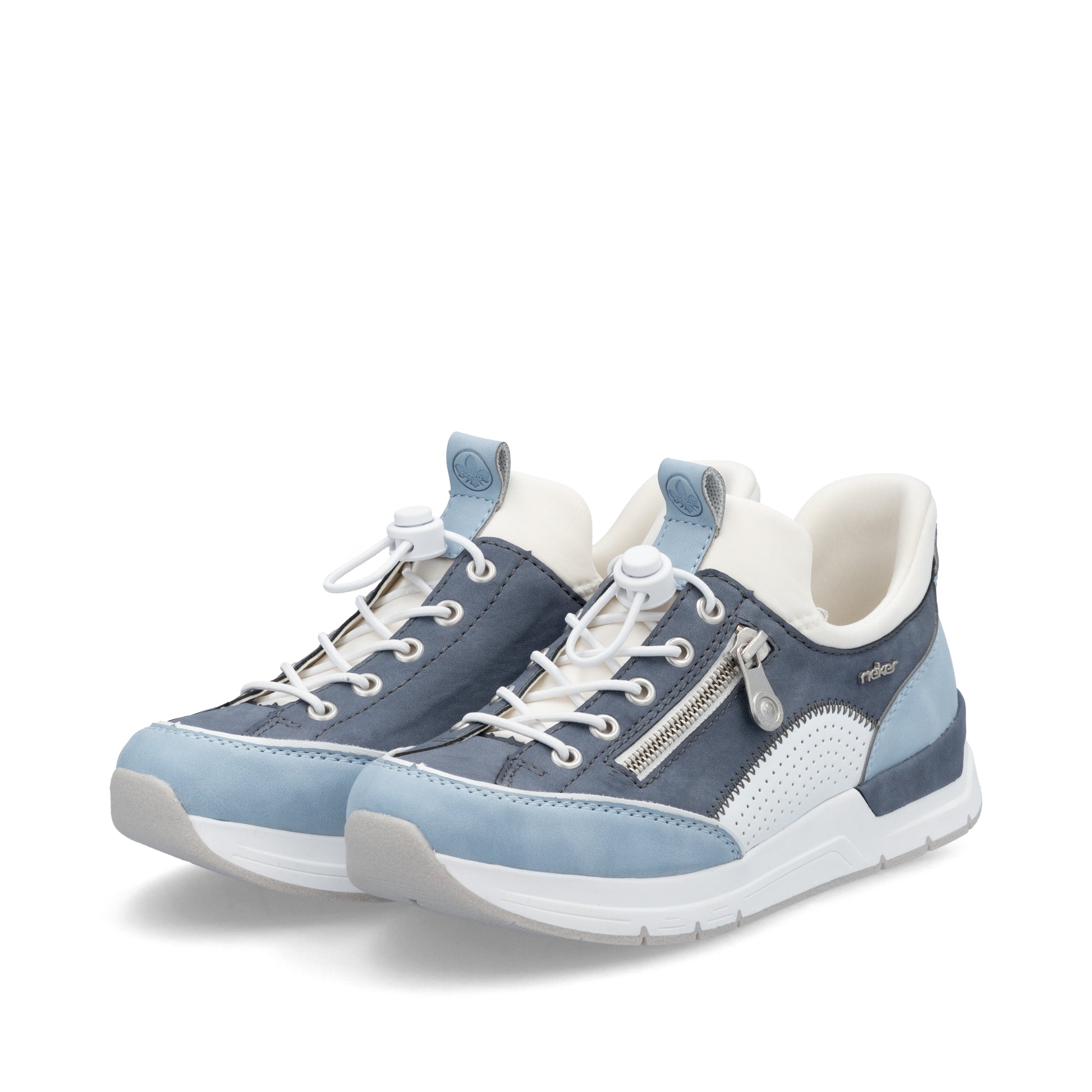 Blue Elasticated Shoes for Women | Rieker 58962-10